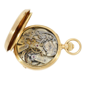 Early Swiss gold ankerchronometer chronograph Circa 1883 Early Swiss gold ankerchronometer chronograph Circa 1883