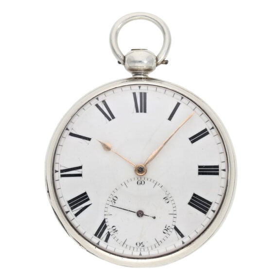 English silver open faced duplex deck chronometer Circa 1820 English silver open faced duplex deck chronometer Circa 1820