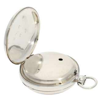 English silver open faced duplex deck chronometer Circa 1820 English silver open faced duplex deck chronometer Circa 1820