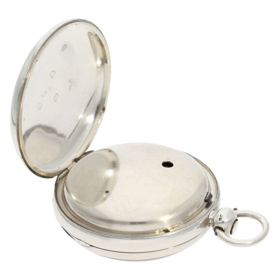 English silver open faced duplex deck chronometer Circa 1820 English silver open faced duplex deck chronometer Circa 1820
