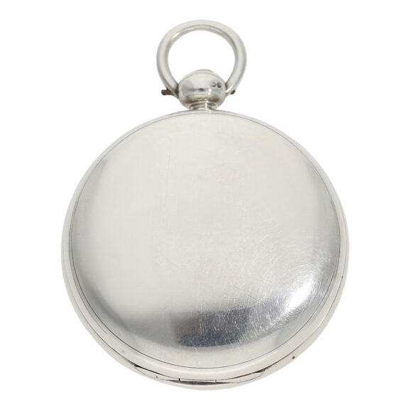 English silver open faced duplex deck chronometer Circa 1820 English silver open faced duplex deck chronometer Circa 1820