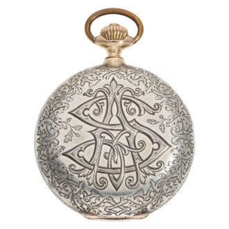 Austrian silver and rose gold hunting cased chronometer Circa 1893 Austrian silver and rose gold hunting cased chronometer Circa 1893