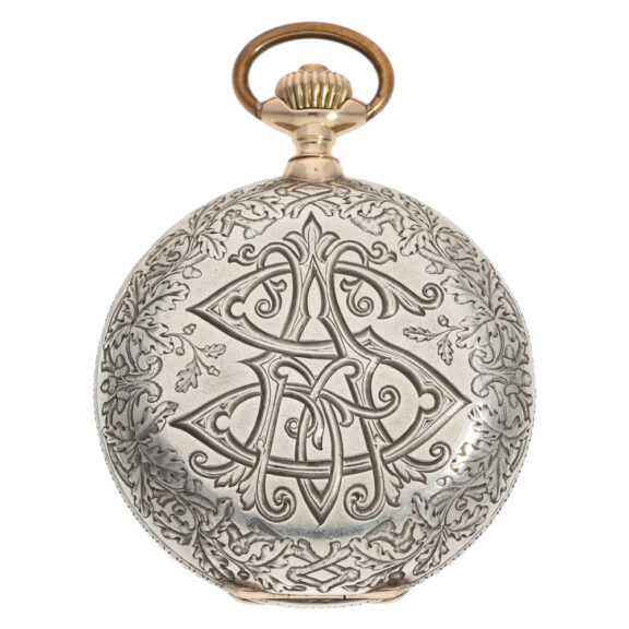 Austrian silver and rose gold hunting cased chronometer Circa 1893 Austrian silver and rose gold hunting cased chronometer Circa 1893