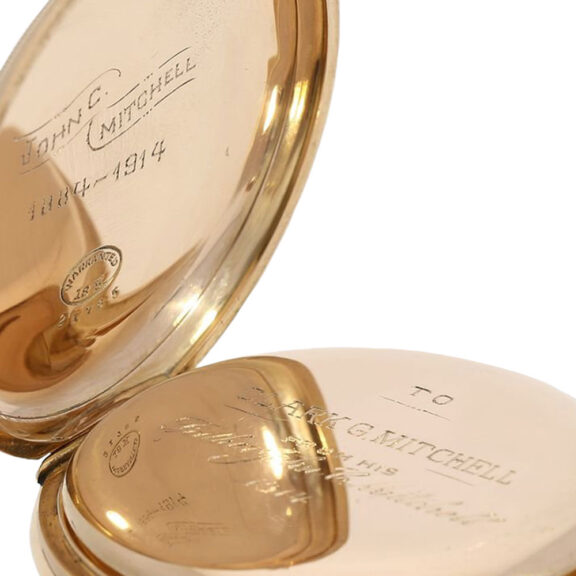 Swiss rose gold hunting cased ankerchronometer Circa 1880 Swiss rose gold hunting cased ankerchronometer Circa 1880
