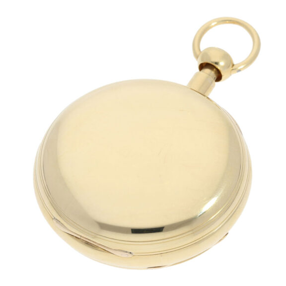 English gold half-quarter repeating chronometer Circa 1840 English gold half-quarter repeating chronometer Circa 1840
