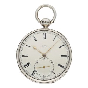 Highly interesting English silver deck chronometer Circa 1833