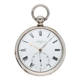 Highly interesting English silver pocket chronometer Circa 1851