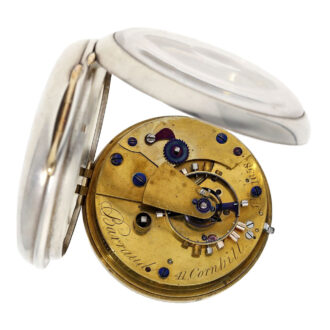 Highly interesting English silver pocket chronometer Circa 1851 Highly interesting English silver pocket chronometer Circa 1851