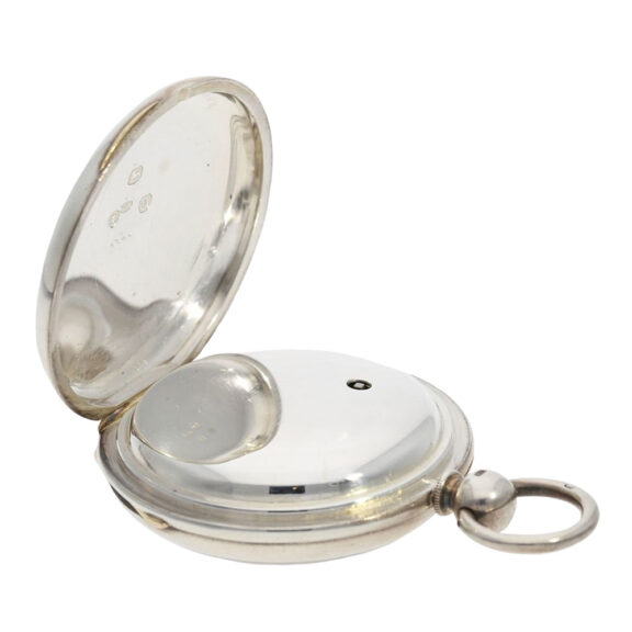 Highly interesting English silver pocket chronometer Circa 1851 Highly interesting English silver pocket chronometer Circa 1851
