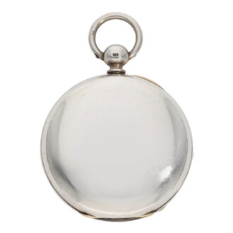 Highly interesting English silver pocket chronometer Circa 1851 Highly interesting English silver pocket chronometer Circa 1851