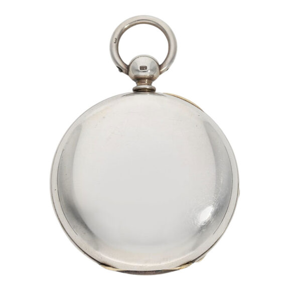 Highly interesting English silver pocket chronometer Circa 1851 Highly interesting English silver pocket chronometer Circa 1851