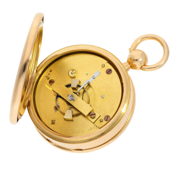 Very heavy Belgian 18K gold deck chronometer Circa 1829 Very heavy Belgian 18K gold deck chronometer Circa 1829
