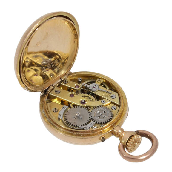 French 18K rose gold Louis XV precision watch Circa 1880 French 18K rose gold Louis XV precision watch Circa 1880