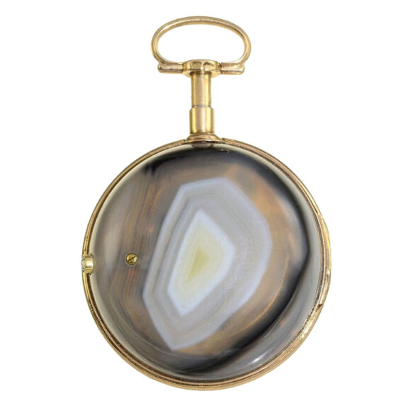 French agate repeating cylinder with chatelaine Circa 1770 French agate repeating cylinder with chatelaine Circa 1770