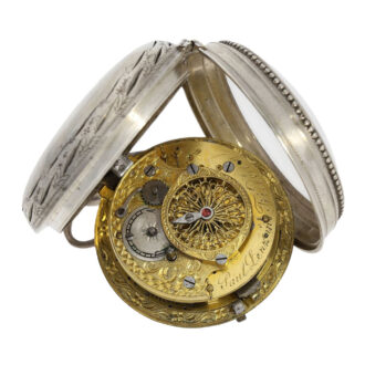 German half-quarter repeating verge watch Circa 1780