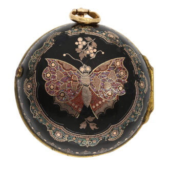 Unique English verge with pietra dura mosaic Circa 1750