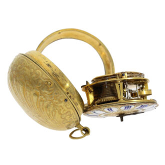Early French gilt single-handed Louis XIV oignon watch Circa 1690