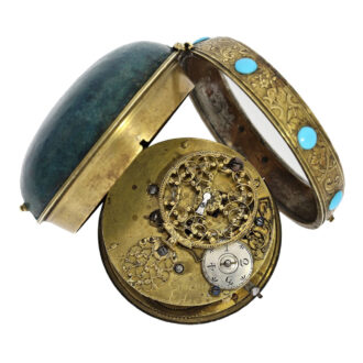 French turquoise-set oignon watch with date Circa 1630-1670