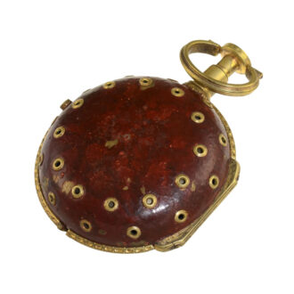 French metal quarter repeating verge coach watch Circa 1780