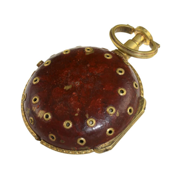 French metal quarter repeating verge coach watch Circa 1780 French metal quarter repeating verge coach watch Circa 1780