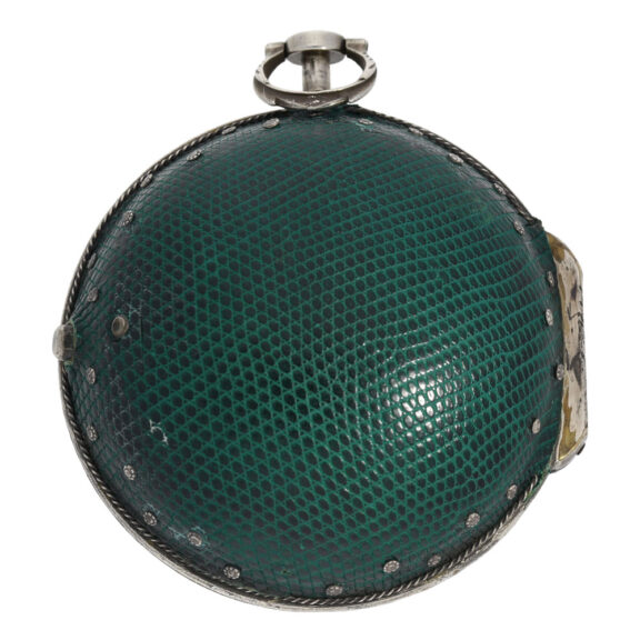 French silver pair cased repeating oignon coach watch Circa 1700 French silver pair cased repeating oignon coach watch Circa 1700