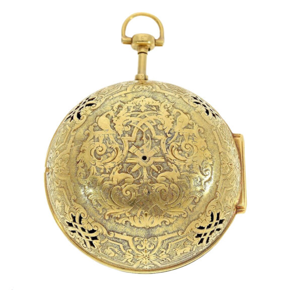 Very rare French repeating verge oignon watch Circa 1705 Very rare French repeating verge oignon watch Circa 1705