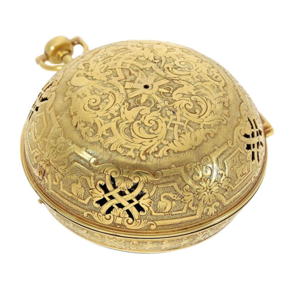 Very rare French repeating verge oignon watch Circa 1705 Very rare French repeating verge oignon watch Circa 1705