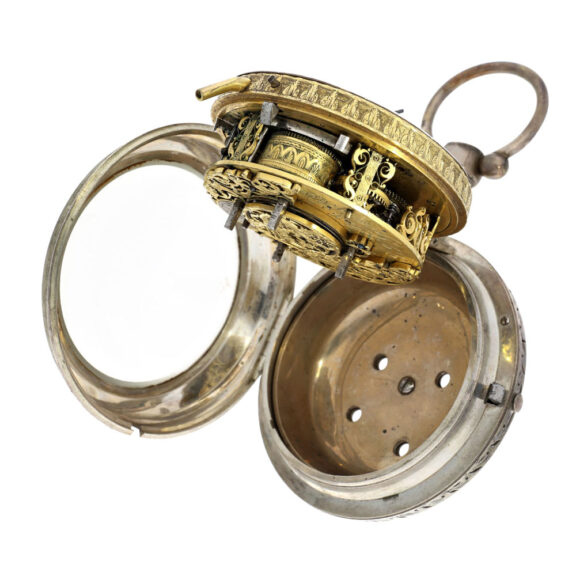 German repeating coach watch with self-strike and alarm Circa 1750-1767 German repeating coach watch with self-strike and alarm Circa 1750-1767