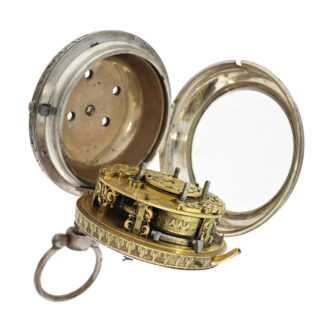 German repeating coach watch with self-strike and alarm Circa 1750-1767 German repeating coach watch with self-strike and alarm Circa 1750-1767