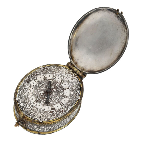 French silver and gilt-brass Renaissance pendant watch Circa 1620