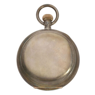 Large German silver hunting cased precision lever Circa 1905