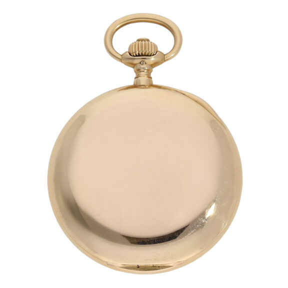 German 18K gold hunting cased precision watch Circa 1905 German 18K gold hunting cased precision watch Circa 1905