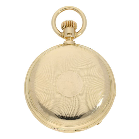 German gold hunting cased ankerchronometer Circa 1870 German gold hunting cased ankerchronometer Circa 1870