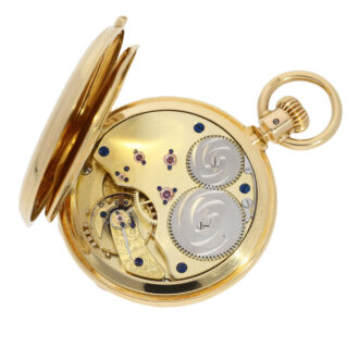German gold hunting cased ankerchronometer Circa 1870