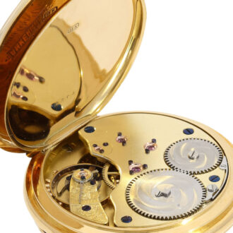 German gold hunting cased ankerchronometer Circa 1870