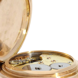 German 14K rose gold ankerchronometer watch Circa 1890