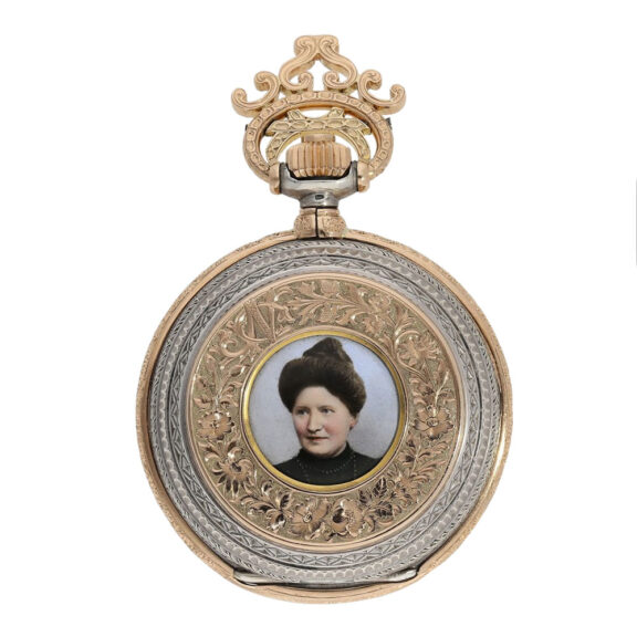 Unique German 18K rose gold Renaissance watch Circa 1894-1904