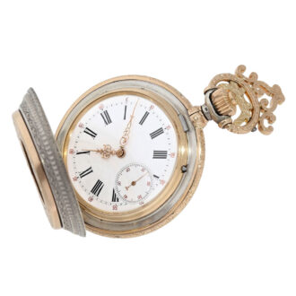Unique German 18K rose gold Renaissance watch Circa 1894-1904