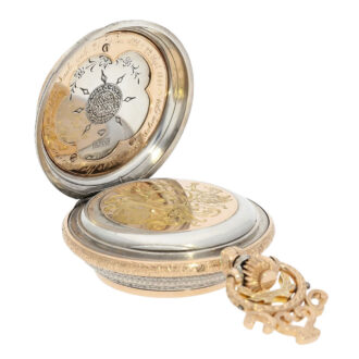 Unique German 18K rose gold Renaissance watch Circa 1894-1904