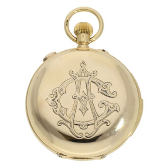 Swiss complicated watch made for the English market Circa 1889 Swiss complicated watch made for the English market Circa 1889