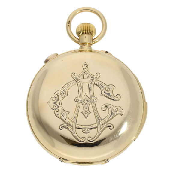 Swiss complicated watch made for the English market Circa 1889 Swiss complicated watch made for the English market Circa 1889