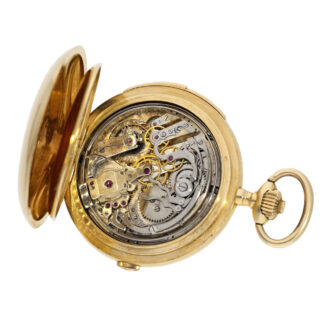 Swiss gold minute repeating astronomical lever watch Circa 1900 Swiss gold minute repeating astronomical lever watch Circa 1900
