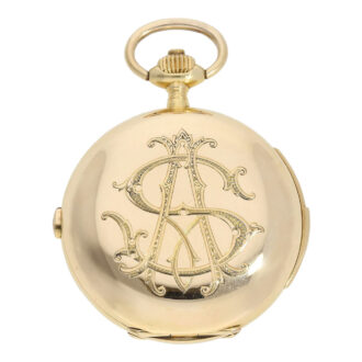 Swiss gold minute repeating astronomical lever watch Circa 1900 Swiss gold minute repeating astronomical lever watch Circa 1900