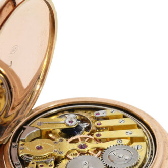 Very early Swiss rose gold complicated lever Circa 1870