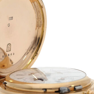 Swiss 18K rose gold complicated precision watch Circa 1890