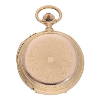 Swiss 18K rose gold complicated precision watch Circa 1890
