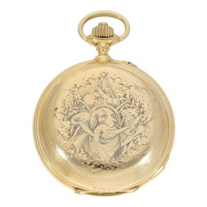 Historically interesting Swiss gold repeating lever Circa 1875