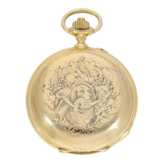 Historically interesting Swiss gold repeating lever Circa 1875
