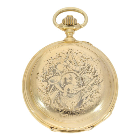 Historically interesting Swiss gold repeating lever Circa 1875