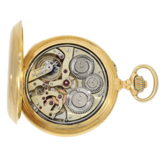 Historically interesting Swiss gold repeating lever Circa 1875